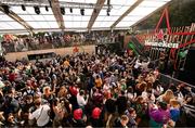 30 August 2025; Rendezvous performs at Heineken® House at Electric Picnic in Stradbally, Laois. Day two of Heineken House® at Electric Picnic kicked off today with a takeover from Irish streetwear brand Emporium dropping limited edition Heineken® x Emporium tees exclusively available at Electric Picnic. The party was kept going with an incredible lineup championing all Irish talent across the day. Festival goers enjoyed beer foam infusion from its Heineken Studio Foam Tops in Amsterdam. Photo by Ramsey Cardy/Sportsfile