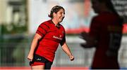 30 August 2025; Ciara McLoughlin of Munster celebrates after the Vodafone Women’s Interprovincial Championship final match between Leinster and Munster at Energia Park in Dublin. Photo by Tyler Miller/Sportsfile