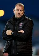 30 August 2025; Bohemians manager Alan Reynolds during the SSE Airtricity Men's Premier Division match between Sligo Rovers and Bohemians at The Showgrounds in Sligo. Photo by Thomas Flinkow/Sportsfile