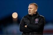 30 August 2025; Bohemians manager Alan Reynolds during the SSE Airtricity Men's Premier Division match between Sligo Rovers and Bohemians at The Showgrounds in Sligo. Photo by Thomas Flinkow/Sportsfile