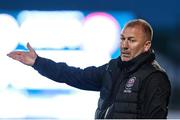 30 August 2025; Bohemians manager Alan Reynolds during the SSE Airtricity Men's Premier Division match between Sligo Rovers and Bohemians at The Showgrounds in Sligo. Photo by Thomas Flinkow/Sportsfile