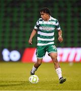 31 August 2025; Victor Ozhianvuna of Shamrock Rovers during the SSE Airtricity Men's Premier Division match between Shamrock Rovers and Drogheda United at Tallaght Stadium in Dublin. Photo by Stephen McCarthy/Sportsfile