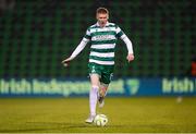 31 August 2025; Darragh Nugent of Shamrock Rovers during the SSE Airtricity Men's Premier Division match between Shamrock Rovers and Drogheda United at Tallaght Stadium in Dublin. Photo by Stephen McCarthy/Sportsfile