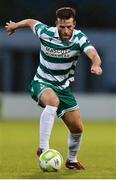 31 August 2025; Adam Matthews of Shamrock Rovers during the SSE Airtricity Men's Premier Division match between Shamrock Rovers and Drogheda United at Tallaght Stadium in Dublin. Photo by Thomas Flinkow/Sportsfile