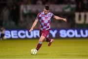 31 August 2025; Jack Stretton of Drogheda United during the SSE Airtricity Men's Premier Division match between Shamrock Rovers and Drogheda United at Tallaght Stadium in Dublin. Photo by Stephen McCarthy/Sportsfile