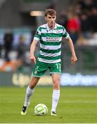 31 August 2025; Matt Healy of Shamrock Rovers during the SSE Airtricity Men's Premier Division match between Shamrock Rovers and Drogheda United at Tallaght Stadium in Dublin. Photo by Stephen McCarthy/Sportsfile