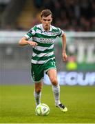31 August 2025; Matt Healy of Shamrock Rovers during the SSE Airtricity Men's Premier Division match between Shamrock Rovers and Drogheda United at Tallaght Stadium in Dublin. Photo by Stephen McCarthy/Sportsfile
