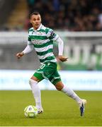 31 August 2025; Graham Burke of Shamrock Rovers during the SSE Airtricity Men's Premier Division match between Shamrock Rovers and Drogheda United at Tallaght Stadium in Dublin. Photo by Stephen McCarthy/Sportsfile
