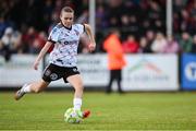 31 August 2025; Savannah Kane of Bohemians takes a penalty during the All-Island Cup final match between Wexford and Bohemians at Ferrycarrig Park in Wexford. Photo by Shauna Clinton/Sportsfile