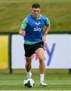2 September 2025; Dara O'Shea during a Republic of Ireland training session at the FAI National Training Centre in Abbotstown, Dublin. Photo by Stephen McCarthy/Sportsfile