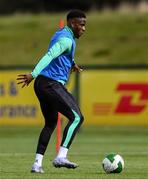 2 September 2025; Chiedozie Ogbene during a Republic of Ireland training session at the FAI National Training Centre in Abbotstown, Dublin. Photo by Stephen McCarthy/Sportsfile