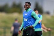 2 September 2025; Chiedozie Ogbene during a Republic of Ireland training session at the FAI National Training Centre in Abbotstown, Dublin. Photo by Stephen McCarthy/Sportsfile