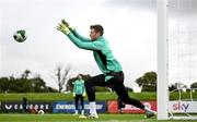 3 September 2025; Goalkeeper Mark Travers during a Republic of Ireland training session at the FAI National Training Centre in Abbotstown, Dublin. Photo by Stephen McCarthy/Sportsfile