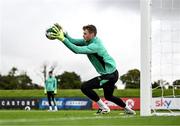 3 September 2025; Goalkeeper Mark Travers during a Republic of Ireland training session at the FAI National Training Centre in Abbotstown, Dublin. Photo by Stephen McCarthy/Sportsfile