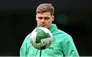 4 September 2025; Evan Ferguson during a Republic of Ireland training session at the Aviva Stadium in Dublin. Photo by Stephen McCarthy/Sportsfile
