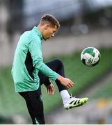 4 September 2025; Kasey McAteer during a Republic of Ireland training session at the Aviva Stadium in Dublin. Photo by Stephen McCarthy/Sportsfile
