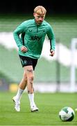 4 September 2025; Liam Scales during a Republic of Ireland training session at the Aviva Stadium in Dublin. Photo by Stephen McCarthy/Sportsfile