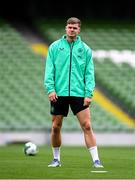 4 September 2025; Evan Ferguson during a Republic of Ireland training session at the Aviva Stadium in Dublin. Photo by Stephen McCarthy/Sportsfile