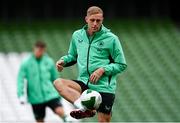 4 September 2025; Killian Phillips during a Republic of Ireland training session at the Aviva Stadium in Dublin. Photo by Stephen McCarthy/Sportsfile