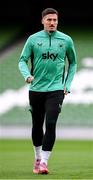 4 September 2025; Matt Doherty during a Republic of Ireland training session at the Aviva Stadium in Dublin. Photo by Stephen McCarthy/Sportsfile