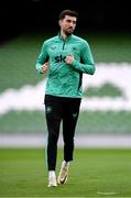 4 September 2025; Finn Azaz during a Republic of Ireland training session at the Aviva Stadium in Dublin. Photo by Stephen McCarthy/Sportsfile