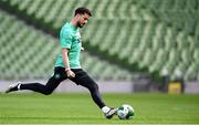 4 September 2025; Mikey Johnston during a Republic of Ireland training session at the Aviva Stadium in Dublin. Photo by Stephen McCarthy/Sportsfile