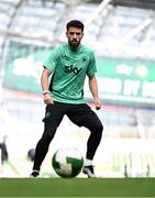 4 September 2025; Mikey Johnston during a Republic of Ireland training session at the Aviva Stadium in Dublin. Photo by Stephen McCarthy/Sportsfile