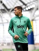 4 September 2025; Kasey McAteer during a Republic of Ireland training session at the Aviva Stadium in Dublin. Photo by Stephen McCarthy/Sportsfile
