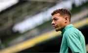 4 September 2025; Kasey McAteer during a Republic of Ireland training session at the Aviva Stadium in Dublin. Photo by Stephen McCarthy/Sportsfile