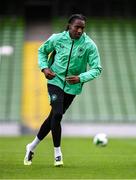 4 September 2025; Bosun Lawal during a Republic of Ireland training session at the Aviva Stadium in Dublin. Photo by Stephen McCarthy/Sportsfile