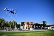 4 September 2025; A general view of the stadium before the UEFA European U21 Championship qualifier match between Moldova and Republic of Ireland at Nisporeni Central Stadium in Nisporeni, Moldova. Photo by Alex Nicodim/Sportsfile