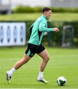 5 September 2025; Dara O'Shea during a Republic of Ireland training session at the FAI National Training Centre in Abbotstown, Dublin. Photo by Stephen McCarthy/Sportsfile