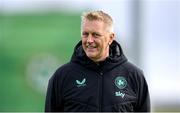 5 September 2025; Head coach Heimir Hallgrimsson during a Republic of Ireland training session at the FAI National Training Centre in Abbotstown, Dublin. Photo by Stephen McCarthy/Sportsfile