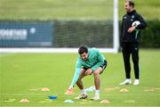 5 September 2025; Finn Azaz during a Republic of Ireland training session at the FAI National Training Centre in Abbotstown, Dublin. Photo by Stephen McCarthy/Sportsfile