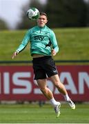 5 September 2025; Dara O'Shea during a Republic of Ireland training session at the FAI National Training Centre in Abbotstown, Dublin. Photo by Stephen McCarthy/Sportsfile
