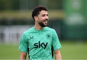 5 September 2025; Mikey Johnston during a Republic of Ireland training session at the FAI National Training Centre in Abbotstown, Dublin. Photo by Stephen McCarthy/Sportsfile
