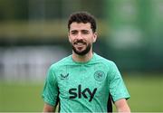 5 September 2025; Mikey Johnston during a Republic of Ireland training session at the FAI National Training Centre in Abbotstown, Dublin. Photo by Stephen McCarthy/Sportsfile
