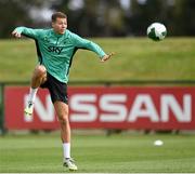5 September 2025; Kasey McAteer during a Republic of Ireland training session at the FAI National Training Centre in Abbotstown, Dublin. Photo by Stephen McCarthy/Sportsfile