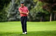 5 September 2025; Padraig Harrington of Ireland watches his shot from the rough on the 10th fairway during day two of the Amgen Irish Open Golf Championship 2025 at The K Club in Straffan, Kildare. Photo by Ramsey Cardy/Sportsfile