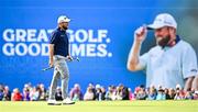 5 September 2025; Shane Lowry of Ireland after putting on the ninth hole during day two of the Amgen Irish Open Golf Championship 2025 at The K Club in Straffan, Kildare. Photo by Seb Daly/Sportsfile