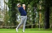 5 September 2025; Shane Lowry of Ireland watches his shot from the 10th fairway during day two of the Amgen Irish Open Golf Championship 2025 at The K Club in Straffan, Kildare. Photo by Ramsey Cardy/Sportsfile