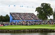 5 September 2025; A general view of the gallery at 18th green during day two of the Amgen Irish Open Golf Championship 2025 at The K Club in Straffan, Kildare. Photo by Ramsey Cardy/Sportsfile