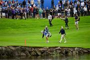 5 September 2025; Rory McIlroy of Northern Ireland and his caddie Harry Diamond make their way to the 18th green during day two of the Amgen Irish Open Golf Championship 2025 at The K Club in Straffan, Kildare. Photo by Ramsey Cardy/Sportsfile
