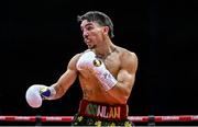 5 September 2025; Michael Conlan during his vacant WBC International Featherweight title bout against Jack Bateson at the 3 Arena in Dublin. Photo by David Fitzgerald/Sportsfile