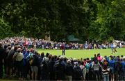6 September 2025; Rory McIlroy of Northern Ireland putts on the 15th green during day three of the Amgen Irish Open Golf Championship 2025 at The K Club in Straffan, Kildare. Photo by Ramsey Cardy/Sportsfile
