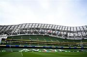 6 September 2025; A general view of the Aviva Stadium before the FIFA World Cup 2026 Group F qualifying match between Republic of Ireland and Hungary at the Aviva Stadium in Dublin. Photo by Ben McShane/Sportsfile