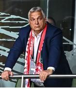 6 September 2025; Prime Minister of Hungary Viktor Orban before the FIFA World Cup 2026 Group F qualifying match between Republic of Ireland and Hungary at the Aviva Stadium in Dublin. Photo by Ben McShane/Sportsfile