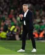 6 September 2025; Republic of Ireland head coach Heimir Hallgrimsson during the FIFA World Cup 2026 Group F qualifying match between Republic of Ireland and Hungary at the Aviva Stadium in Dublin. Photo by Stephen McCarthy/Sportsfile