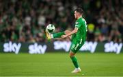 6 September 2025; Jason Knight of Republic of Ireland during the FIFA World Cup 2026 Group F qualifying match between Republic of Ireland and Hungary at the Aviva Stadium in Dublin. Photo by Stephen McCarthy/Sportsfile