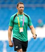 7 September 2025; Ireland head coach Scott Bemand before the Women's Rugby World Cup 2025 Pool C match between New Zealand and Ireland at Brighton and Hove Community Stadium in Falmer, England. Photo by Harry Murphy/Sportsfile
